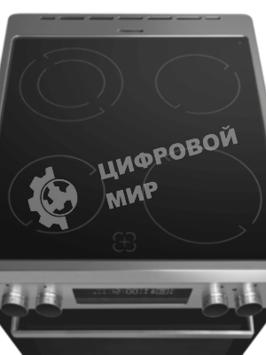 Плита электрическая Maunfeld MEC511CS09TD серебристый, конфорок 4 шт, духовка 59 л, 50 см x 85 см x 60 см