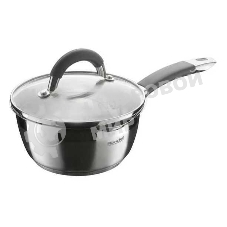 Ковш Rondell RDS-027 Flaммe 1,0 л Rondell RDS-027 с/кр 14 см 1,0 л Flaммe. Диаметр: 14 см. Объем: 1.0 л. Высококачественная пищевая сталь 18/10. Толщина стенок 0.6 мм. Тройное вштампованное, а затем вплавленное дно 5.0 мм. Комбинированная (зеркальная + матированная) обработка внешней поверхности. Отметки литража на внутренней поверхности посуды. Эргономичные крышка из термостойкого стекла со специальным ободком для удобного слива жидкости (2 диаметра отверстий). Ненагревающиеся ручки из нержавеющей стали с вставками из силикона. Надежное клепочное крепление. Плавный переход от дна к стенкам. Подарочная упаковка с ручкой. Буклет с рецептами. Подходит для всех видов плит и посудомоечной машины.