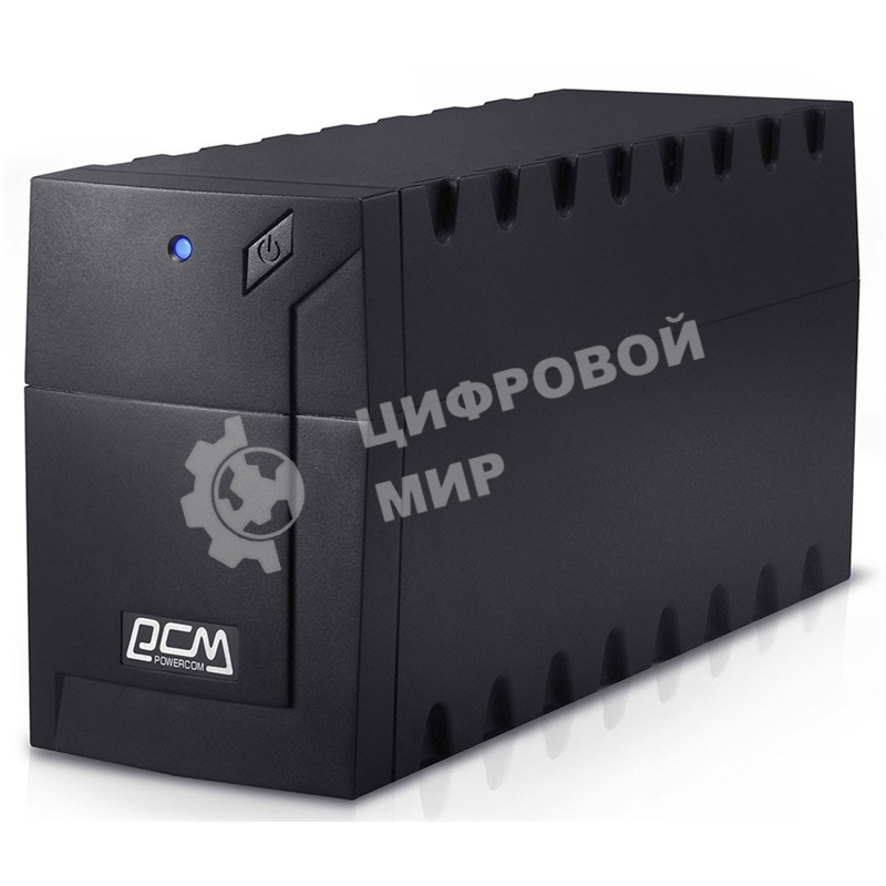 Источник бесперебойного питания Powercom Raptor RPT-1000A EURO 600Вт 1000ВА черный