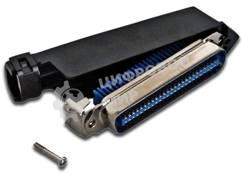 Коннектор TELCO под обжим, 25 пар, 90 градусов, мама