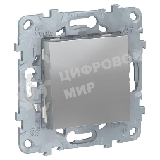 Переключатель 1-кл. UNICA NEW (сх.6) 10AX 250В алюм. SchE NU520330
