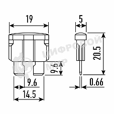 Набор автомобильных предохранителей Rexant 