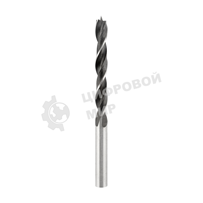 Сверло по дереву Kranz 8х115 мм, цилиндрический хвостовик