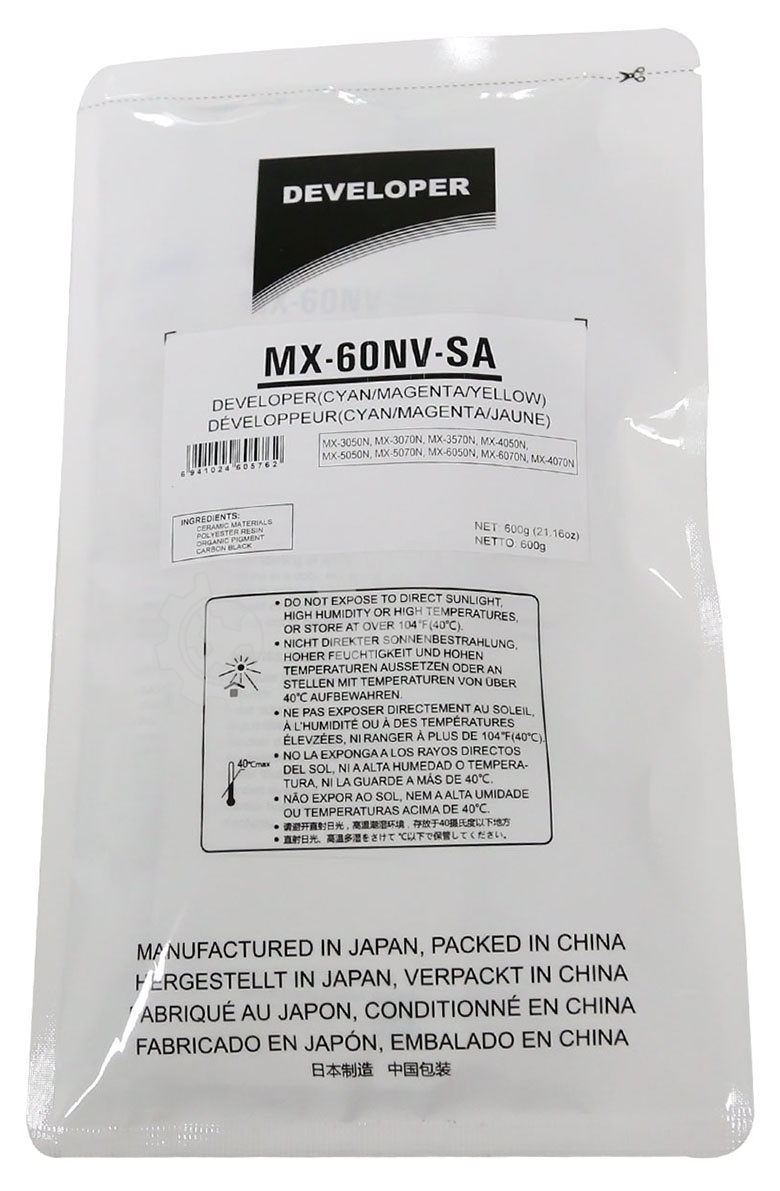 Девелопер CET CET171010 (MX-60NVSA) для Sharp MX-3050N/4050N/5070N/C3081R/C5081D 400000 стр.