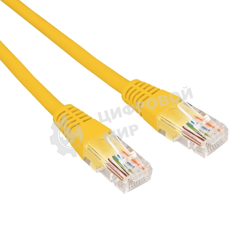 Патч-корд U/UTP Rexant cat.6, RJ45-RJ45, неэкранированный, 26AWG, LSZH, желтый, 1 м