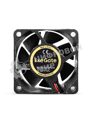 Вентилятор для корпуса ExeGate EX06025S2P-24 черный, 60 мм, 5000 об/мин, 34.5 дБ, 2 pin