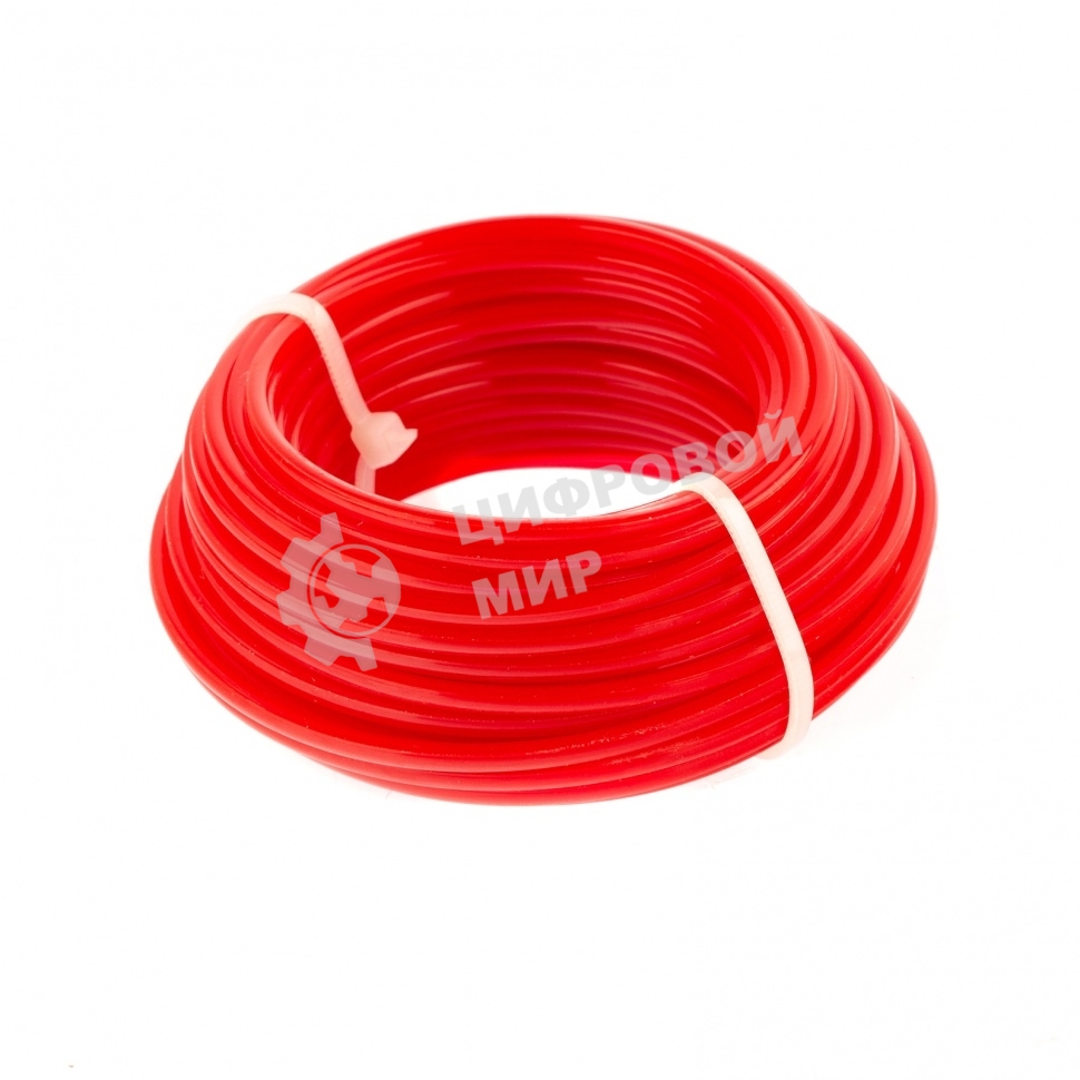 Леска для триммера СИБРТЕХ квадратная, 3,0 мм х 10 м, Россия 961815