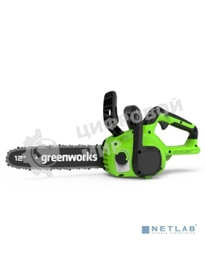 Цепная пила аккумуляторная Greenworks GD24CS30, 24V, 30 см, бесщеточная, без АКБ и ЗУ [2007007]