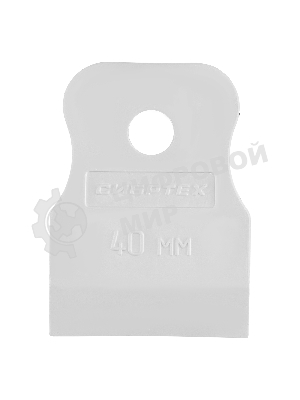 Набор шпателей Sparta 40-60-80 мм, белая резина, 3 шт.