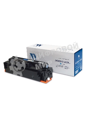 Картридж лазерный NVPrint совместимый NV-W2031X 415X Голубой (БЕЗ ЧИПА) для HP Color LaserJet M454DN/M479DW/M479 (6000k)