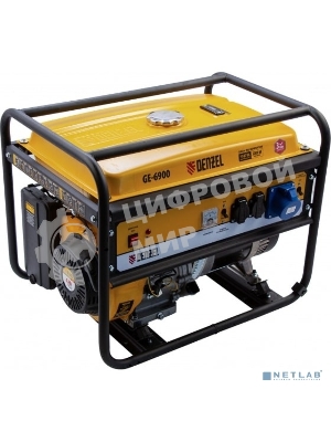 Электрогенератор бензиновый Denzel GE 6900, 5.5 кВт, 97 дБ, 77 кг