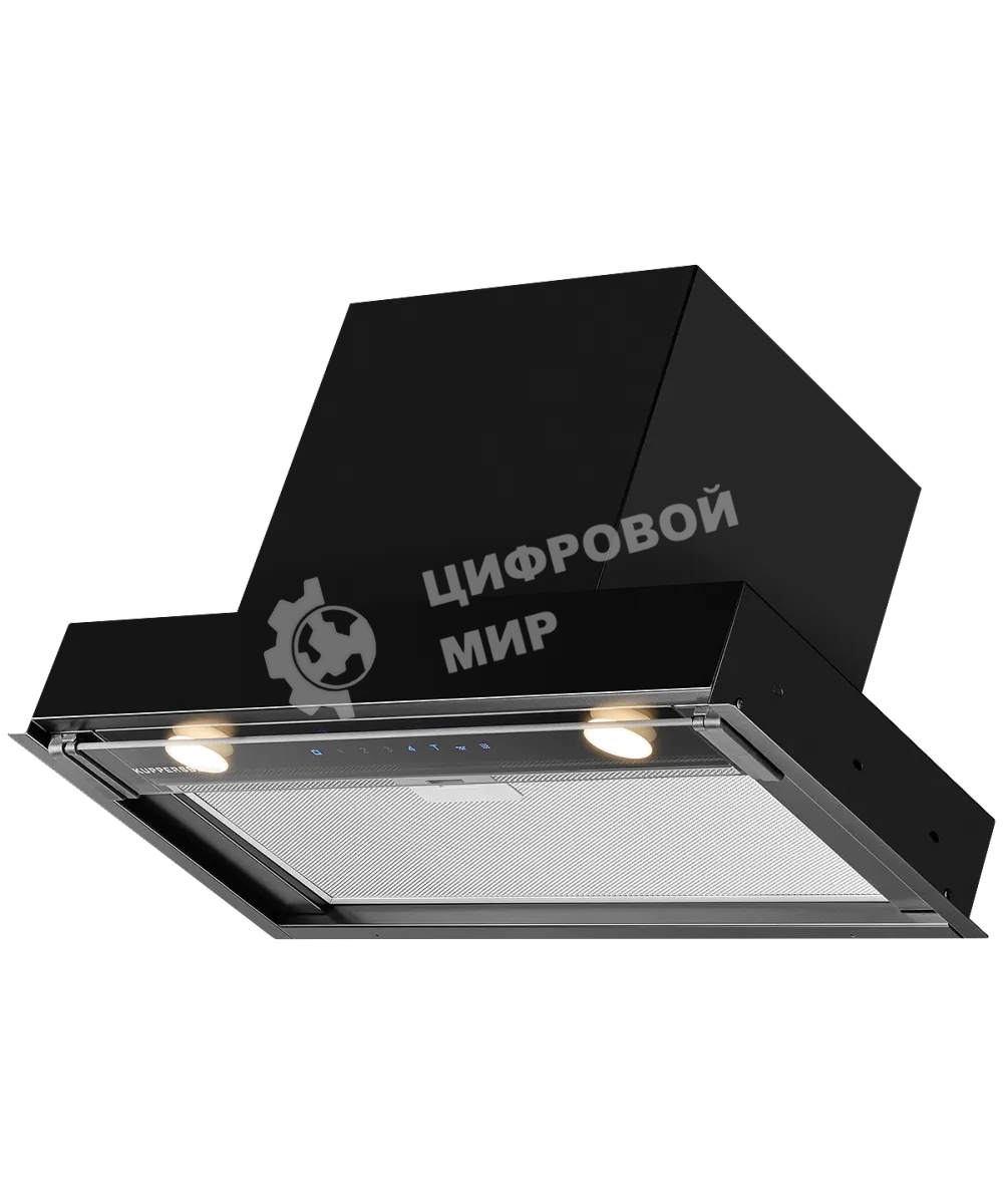 Вытяжка встраиваемая Kuppersberg Nancy 60 черный, 60 см, 850 куб. м/ч, 42 дБ