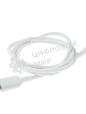 Кабель QUMO, MFI С48, USB-A на Apple 8 pin, силиконовый, 1м, 2,4A, 5V, 12W (белый)