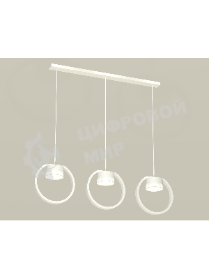 Светильник Ambrella light XB9106156/3 SWH/FR/CL белый песок/белый матовый/прозрачный GX53 (C9106, N8399)