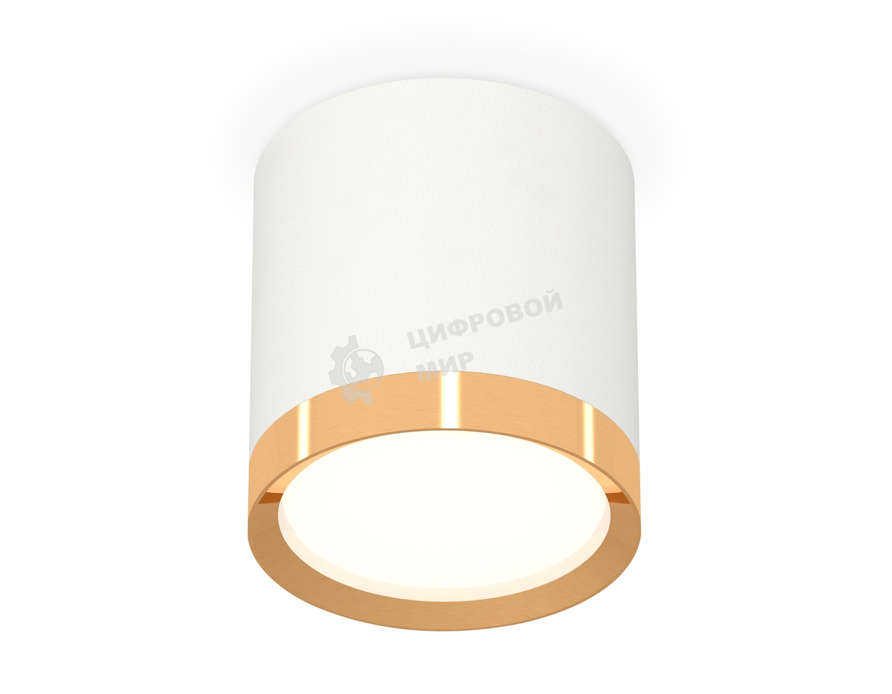 Светильник Ambrella Light XS8141004 SWH/PYG белый песок/золото желтое полированное GX53 (C8141, N8124)