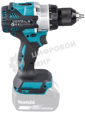 Дрель-шуруповерт Makita DHP486Z, 18 В, 0 Ач, 130 Нм, бесщеточный, ударный