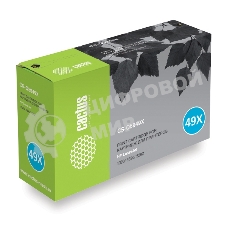 Картридж лазерный Cactus CS-Q5949X черный (6000 стр.) для HP 1320/3390/3392