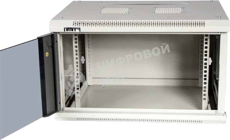 Шкаф настенный серии Pro, 9U 600x800, стеклянная дверь