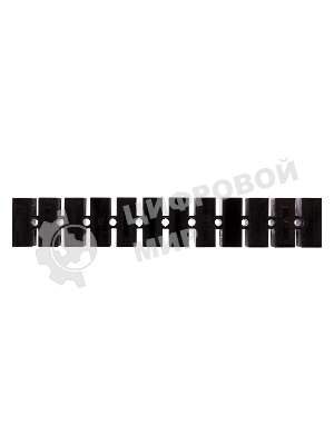 Клеммная винтовая колодка Rexant KВ-35 10-35, ток 80 A, полипропилен черный (10 шт./уп.)