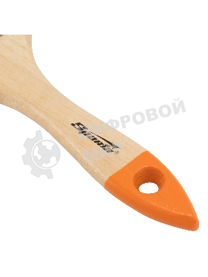 Кисть плоская Sparta 50 мм, натуральная щетина, деревянная рукоятка, для масляных красок, лаков