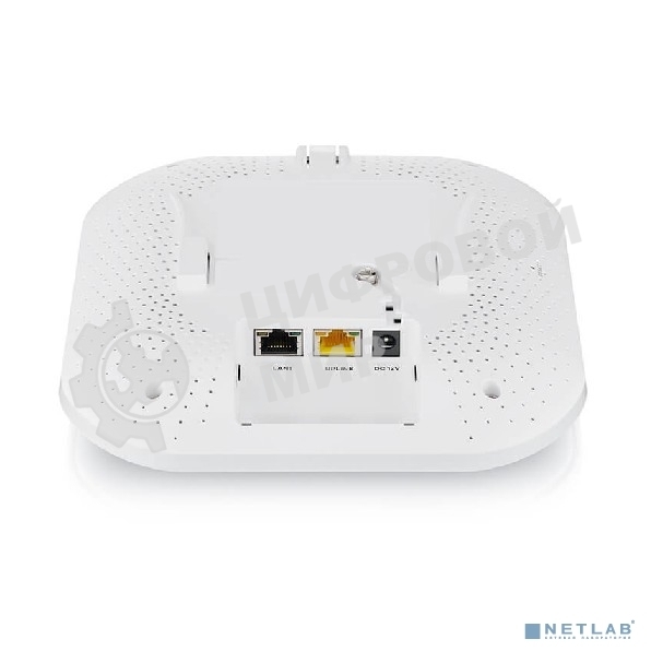 Гибридная точка доступа Zyxel NebulaFlex Pro WAX610D, WiFi 6, 802.11a/b/g/n/ac/ax (2,4 и 5 ГГц), MU-MIMO, антенны 4x4 с двойной диаграммой, до 575+2400 Мбит/с, 1xLAN 2.5GE, 1xLAN GE, PoE, защита от 4G