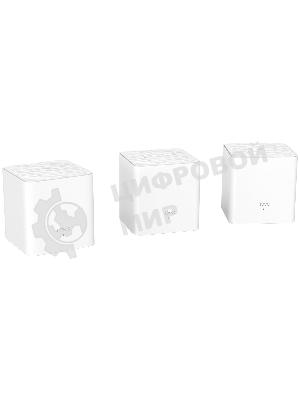 Двухдиапазонная Wi-Fi Mesh система Tenda nova MW3 (3 роутера) АС1200, 2 порта fast ethernet RJ45