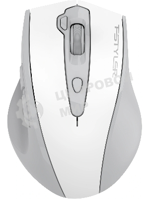Мышь A4Tech Fstyler FG55S Plus белый оптическая 1200dpi беспров. USB