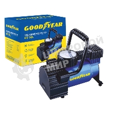 Компрессор GOODYEAR GY000101 GY-30L 30 л/мин Мощность 156 Вт, Производительность 30 л/мин, Максимальное токопотребление 13 А, Максимальное давление - 7 Атм, Длина провода питания: 3 м, Длина воздушного шланга: 1 м. Сумка и набор переходников в комплекте.