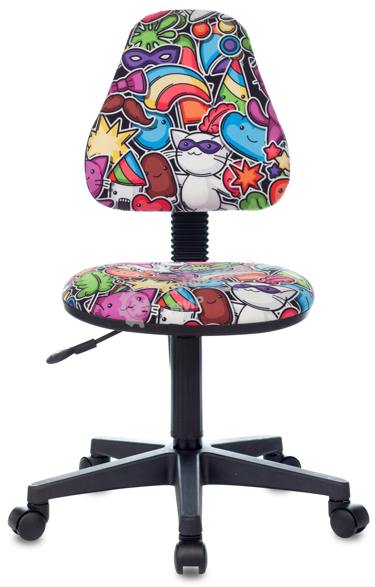 Кресло детское Бюрократ KD-4 мультиколор маскарад крестовина пластик