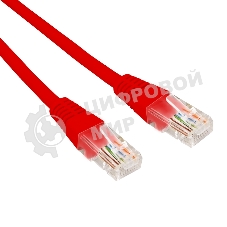 Патч-корд U/UTP Rexant cat.6, RJ45-RJ45, неэкранированный, 26AWG, LSZH, красный, 1 м