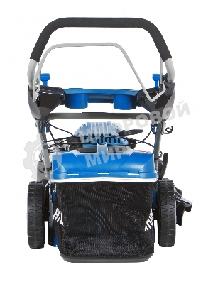 Бензиновая газонокосилка Hyundai L 4610SE самоходная, электрозапуск, двигатель Hyundai ICV145,4-х такт, 3.5 л.с./145 см3, Ширина среза 45,7 см, Высота среза 25-75 мм, 35 кг