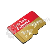 Флеш карта microSDXC SanDis 1024GBEXTREME Class 10, UHS-I, W130, R 190 МБ/с, без адаптера на SD