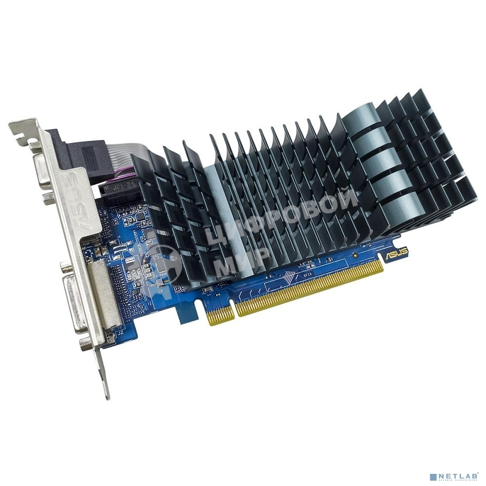 Видеокарта Asus PCI-E GT710-SL-2GD5-BRK-EVO NVIDIA GeForce GT 710 2Gb 64bit GDDR5 954/5012 DVIx1 HDMIx1 CRTx1 HDCP Ret low profile