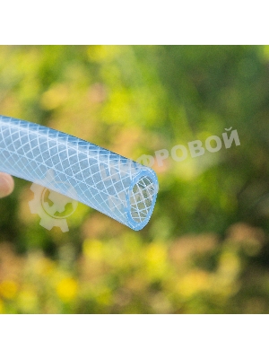 Шланг поливочный Palisad прозрачный армированный 3-х слойный, 3/4