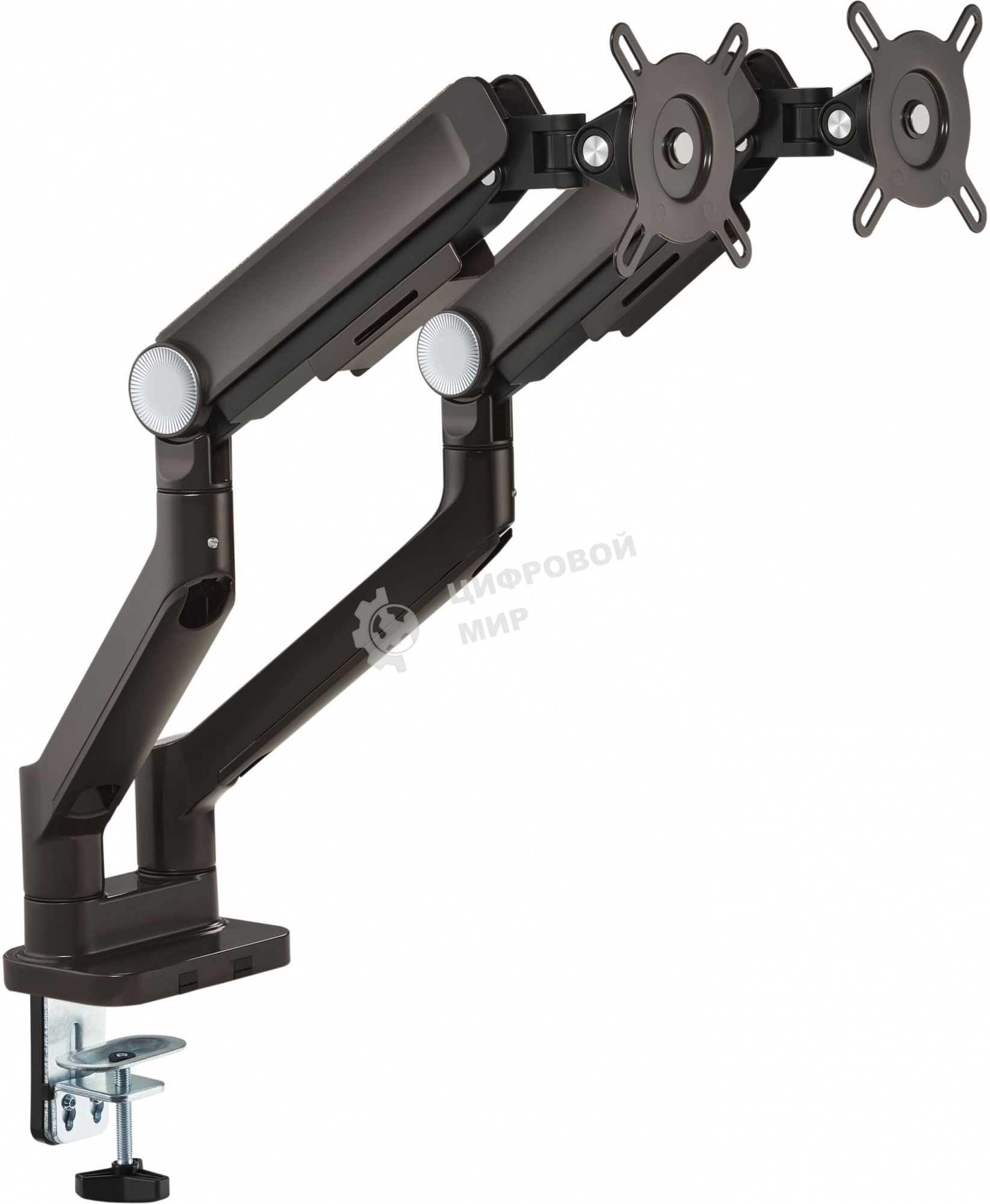 Кронштейн для мониторов Ultramounts UM733BR черный/коричневый 17