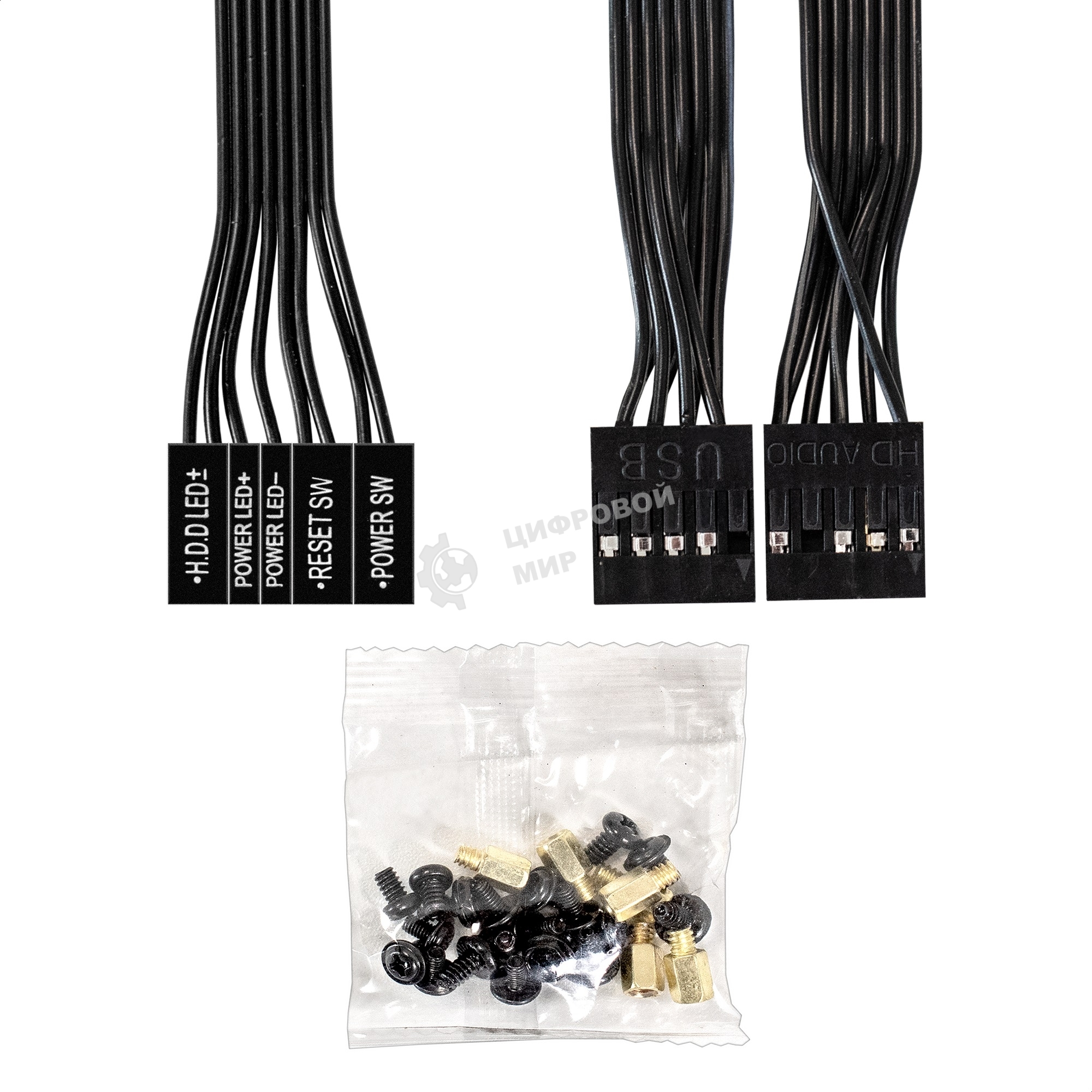 Компьютерный корпус Minitower ExeGate BAA-403-AAA450 (mATX, БП AAA450 с вент. 8см, 2*USB, HD Audio, черный)