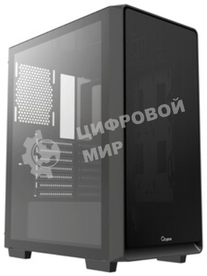 Компьютерный корпус Ocypus Gaммa C60 BK ATX/win/black/no PSU/Tempered Glass