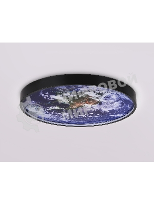 Настенно-потолочный светодиодный светильник Ambrella light FW11132 BK черный 18W LED 3000-6400K D300*38