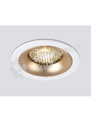 Светильник встраиваемый Ambrella light TN102723 WH/GD белый/золото GU5.3 92*92*23
