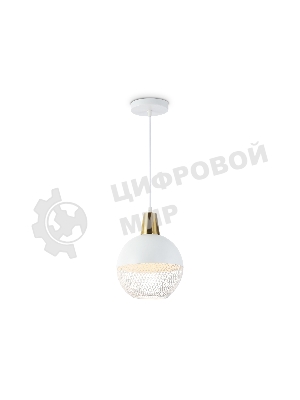 Светильник Ambrella light TR8502 WH/CP белый/медь E27 max 60W D200*1000
