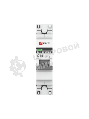 Выключатель автоматический EKF mcb4763-1-10C-pro 1P 10А (C) 4,5kA ВА 47-63 EKF PROxima