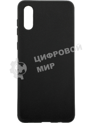 Чехол (клип-кейс) BoraSCO Silicone Case для Samsung Galaxy A02 черный