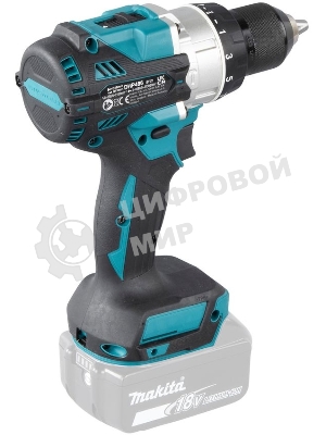 Дрель-шуруповерт Makita DHP486Z, 18 В, 0 Ач, 130 Нм, бесщеточный, ударный
