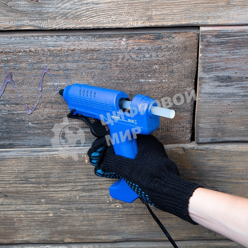 Клеевой пистолет Rexant, 100 Вт, Ø11 мм, ProfiMax, блистер