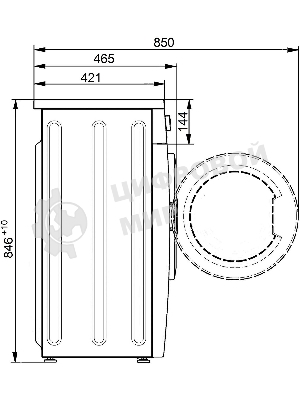 Стиральная машина Atlant СМА 60У107-000 белый, загрузка фронтальная 6 кг, 1000 об/мин., класс: А++