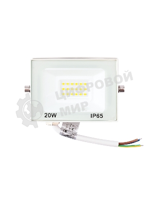 Прожектор Rexant СДО 20 Вт 1600 Лм 2700 K белый корпус