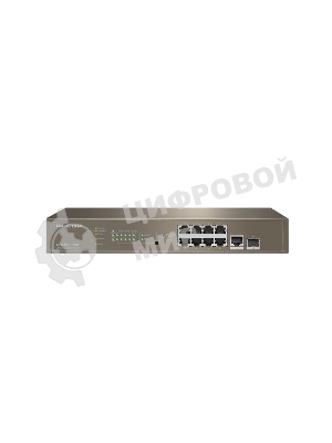 Коммутатор IP-COM G5310P-8-150W, 8×1 Гбит/с PoE + 1×1 Гбит/с Uplink + 1×1 Гбит/с SFP, управляемый