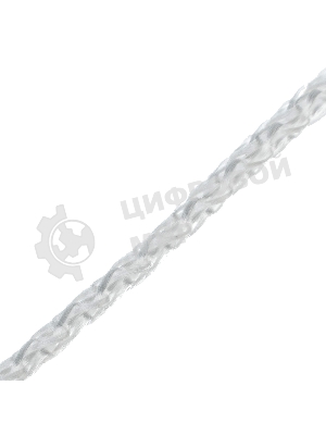 Шнур вязаный полипропиленовый Сибртех с сердечником, 3 мм, L20 м, 50-55 кгс, белый