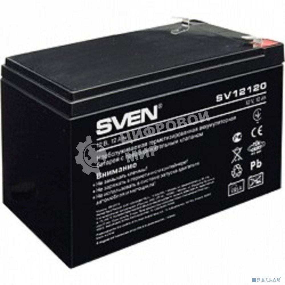 Батарея для ИБП Sven SV12120 (12V 12Ah)