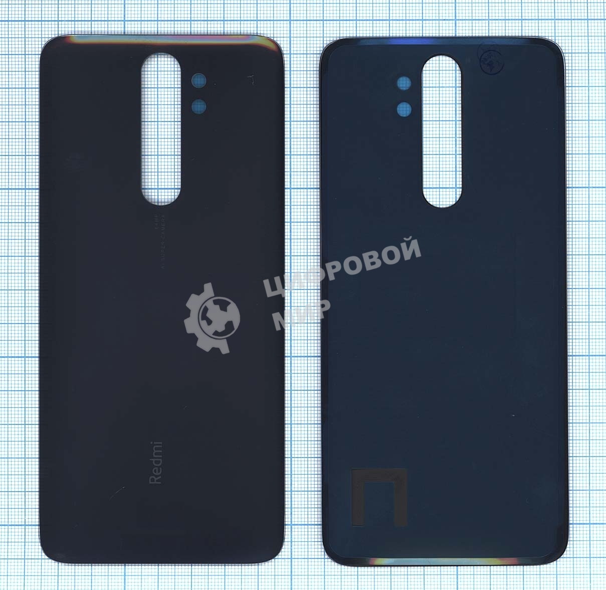 Задняя крышка для Xiaomi Redmi Note 8 Pro черный